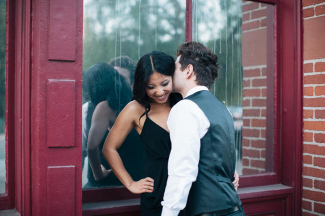 Los Angeles Union Station Engagement Couple Shoot - Thousand Crane Photography