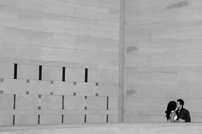 Los Angeles Union Station Engagement Couple Shoot - Thousand Crane Photography