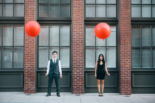 Los Angeles Union Station Engagement Couple Shoot - Thousand Crane Photography