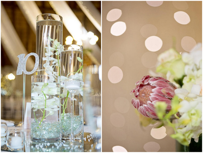 // Wedding Reception Decor // Pink and Grey Lace Filled South African Wedding // Stella Uys Photography