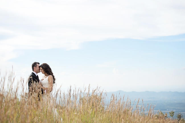 Dreamy Outdoor Couple Portraits // Pink and Grey Lace Filled South African Wedding // Stella Uys Photography