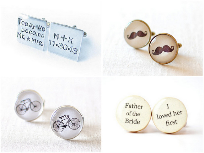 Unique Wedding Cufflink Ideas