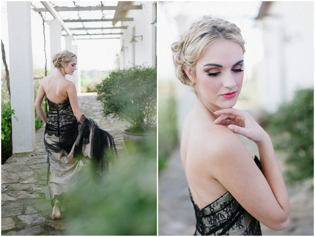 Wedding Hairstyle Ideas for Long Hair // Debbie Lourens Photography // Fringe Hair and Make-up