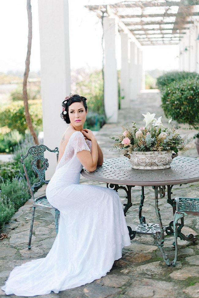 Wedding Hairstyle Ideas for Long Hair // Debbie Lourens Photography // Fringe Hair and Make-up