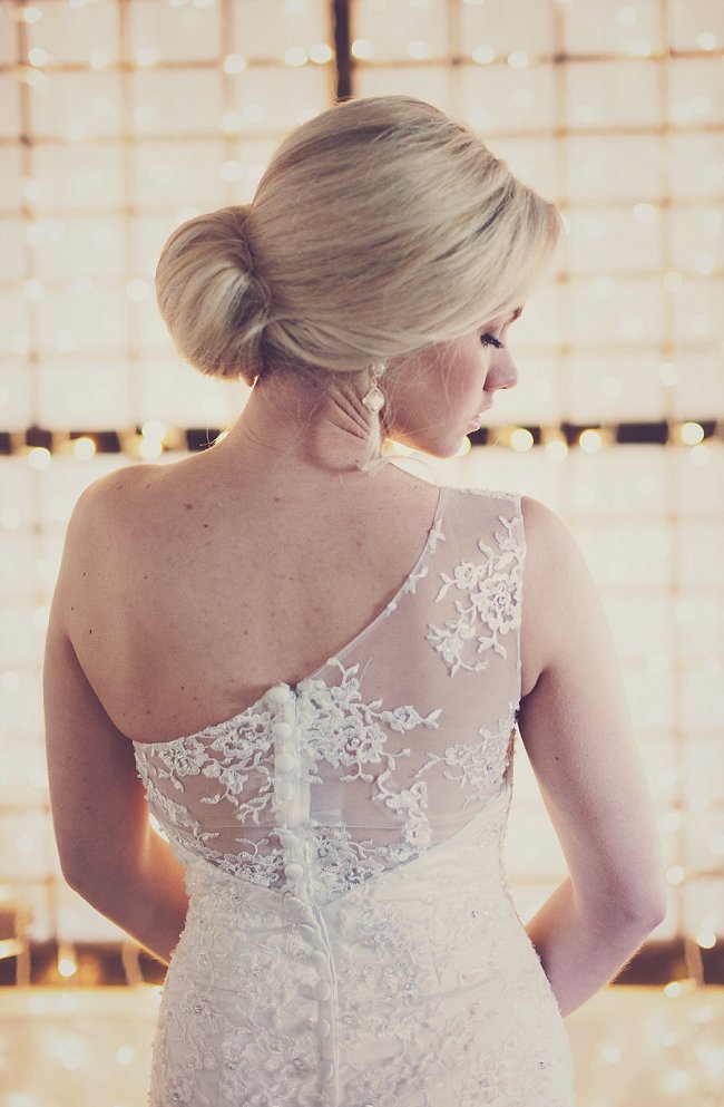 Elegant Low Chignon Wedding Upstyle // Wedding Hairstyles - Debbie Lourens Photography 