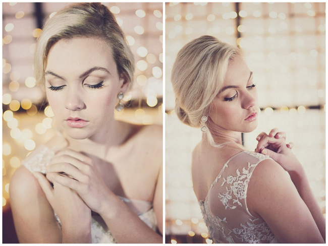 Elegant Low Chignon Wedding Upstyle // Wedding Hairstyles - Debbie Lourens Photography 