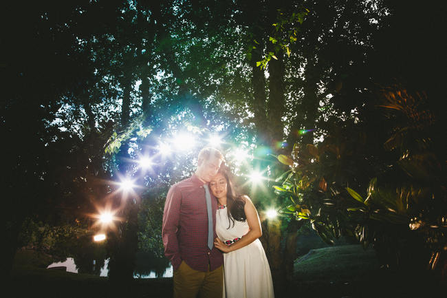 Totally rad Wes Anderson-Inspired vintage picnic engagement shoot photographs // Tesar Photography