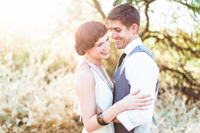 Arizona Desert Bohemian Engagement Session (1)