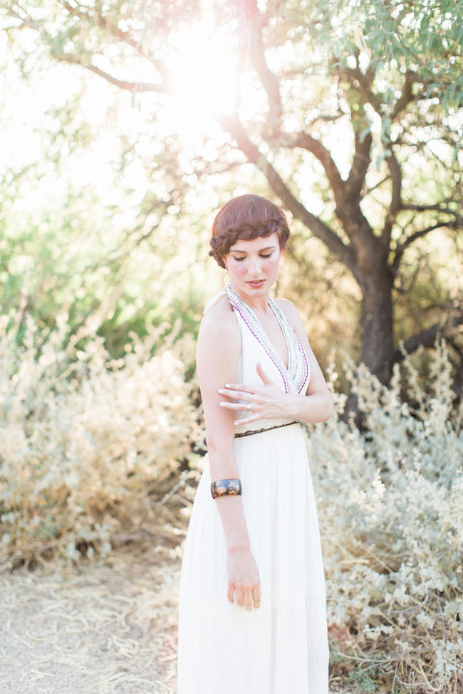 Arizona Desert Bohemian Engagement