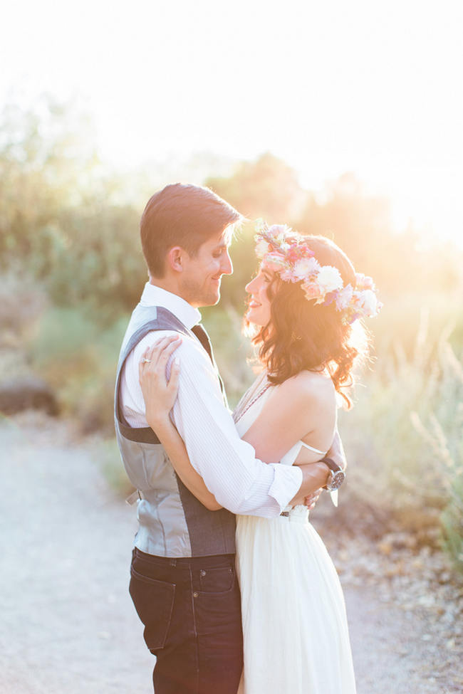  Arizona Desert Bohemian Engagement Session // Rachel Solomon Photography