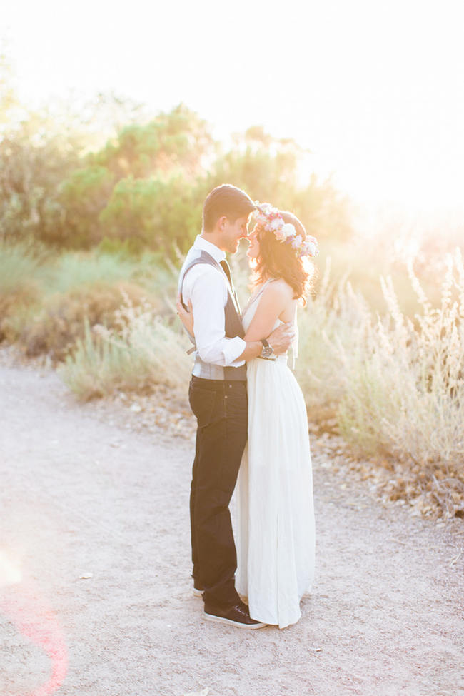  Arizona Desert Bohemian Engagement Session // Rachel Solomon Photography