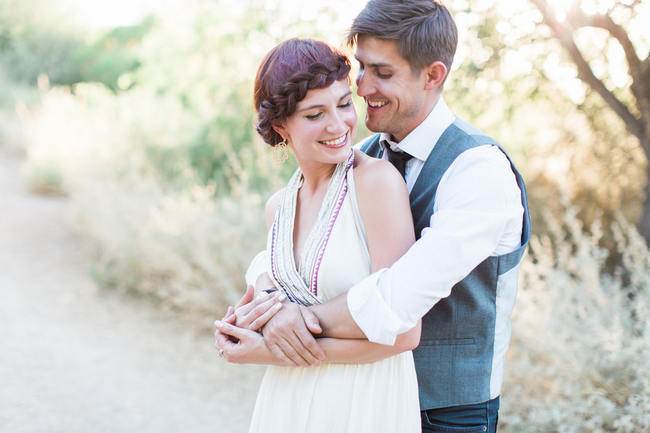 Arizona Desert Bohemian Engagement Session (4)