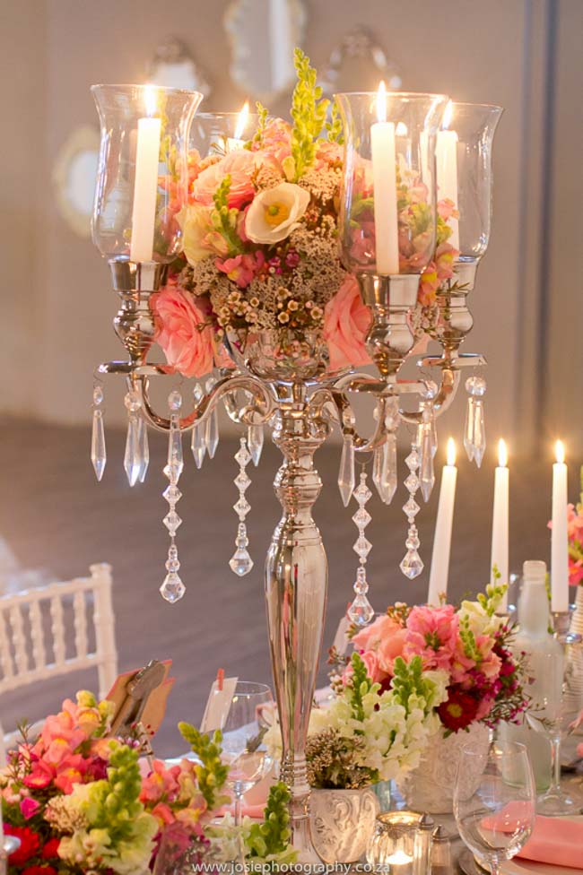 Elegant Vintage Wedding Ideas in Peach & Silver Josie Photography