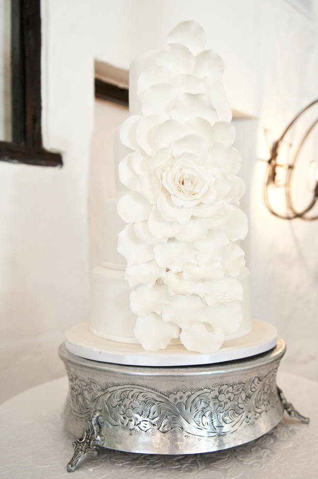 Peony Wedding Cake // Crisp White Green Silver Summer Garden South African Wedding - Samantha Du Toit Photography (16)