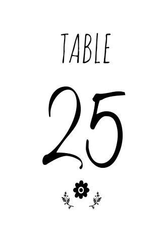 Free Cute Rustic DIY Table Numbers Free Printable 