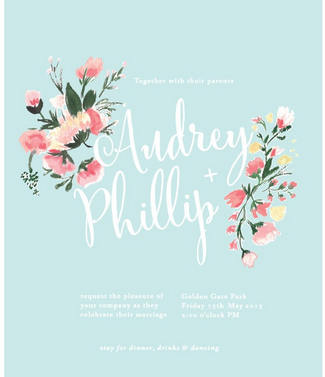 The Most Gorgeous Watercolor Wedding Invitations