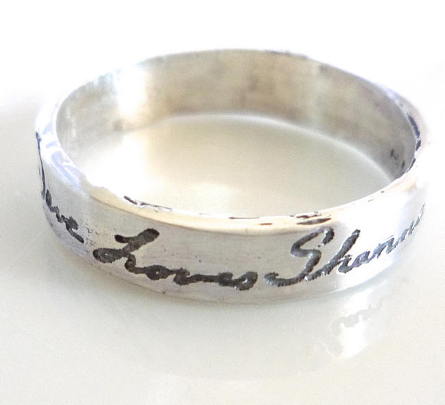 15 Stunning Handwritten Jewelry Ideas - Awesome Wedding Gift or Bridesmaid Gift