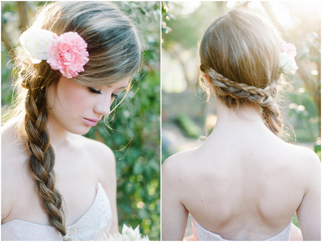 Rapunzel Inspired Long Hair Styles for Spring Weddings // Debbie Lourens Photography // Fringe Hair and Make-up 