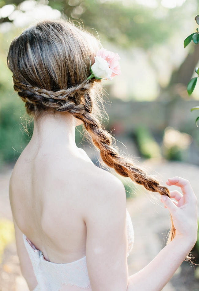 Rapunzel Inspired Long Hair Styles for Spring Weddings // Debbie Lourens Photography // Fringe Hair and Make-up 