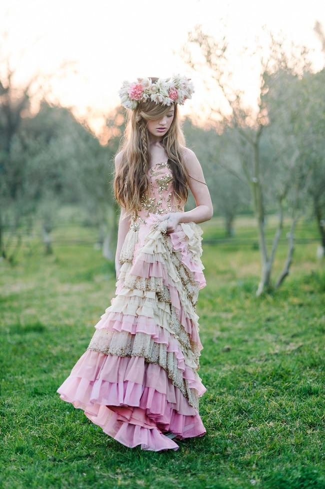 Rapunzel Inspired Long Hair Styles for Spring Weddings // Debbie Lourens Photography Paramithi flowers // Alana van Heerden Dresses 