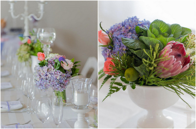 Pink and Purple Fresh, Modern Country Style Wedding Flowers // Jo Ann Stokes Photography