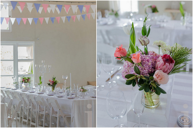 Pink and Purple Fresh, Modern Country Style Wedding Flowers // Jo Ann Stokes Photography