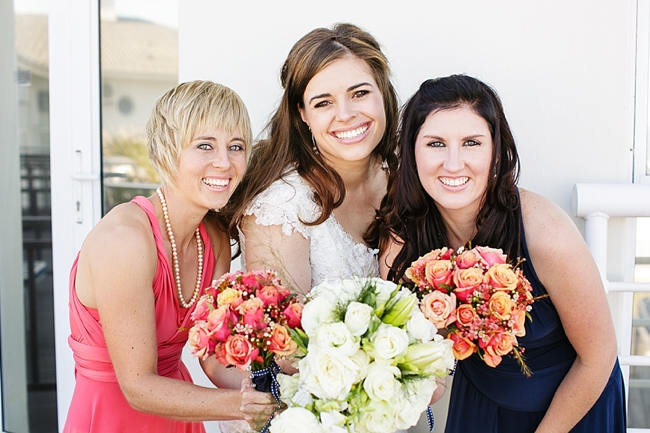 Bridesmaids // Nautical Wedding in Coral and Navy  / Jack and Jane Photography