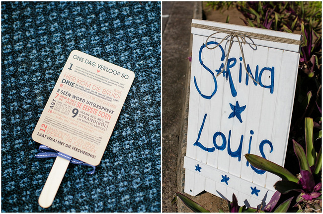 Beach Wedding Program and Sign // Nautical Beach Wedding Ceremony in Coral and Navy  // Jack and Jane Photography