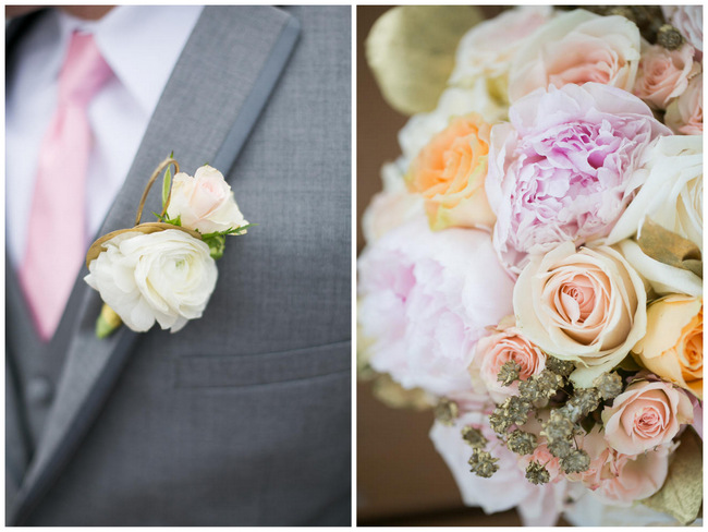  Beautiful Rustic Elegance Wedding in Blush Cream Gold // Carly Fuller Photography // Click for more details on www.ConfettiDaydreams.com