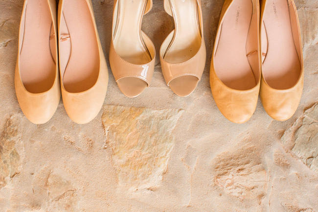 wedding shoes // Rustic South African Farm Wedding in Peach // Marli Koen Photography