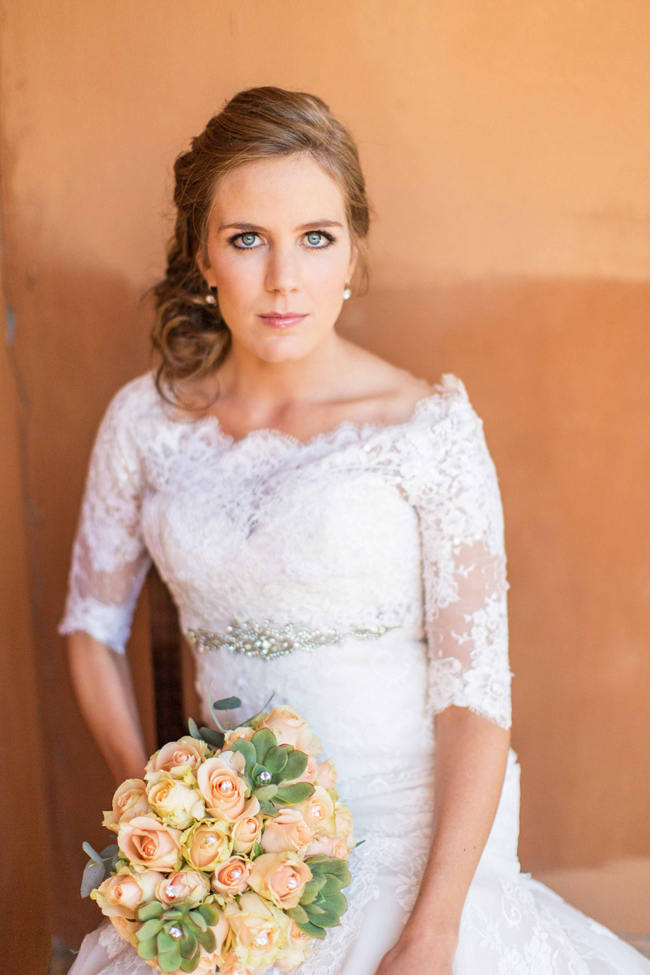 // Rustic South African Farm Wedding in Peach // Marli Koen Photography