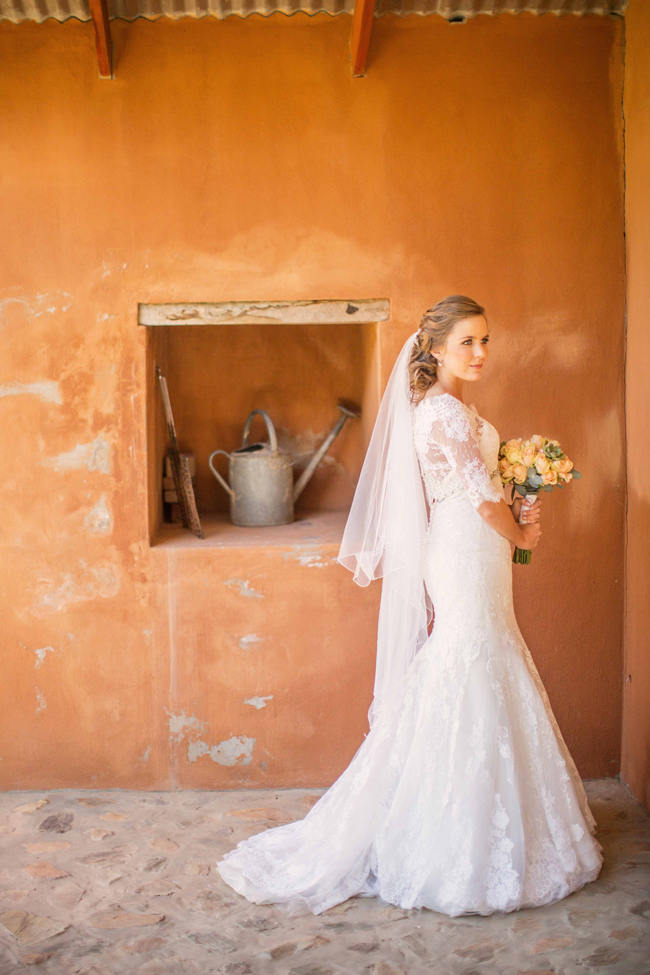 // Rustic South African Farm Wedding in Peach // Marli Koen Photography