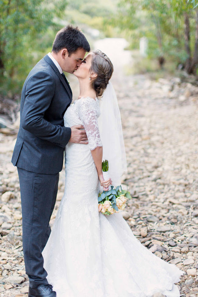 Couple Photographs // Rustic South African Farm Wedding in Peach // Marli Koen Photography