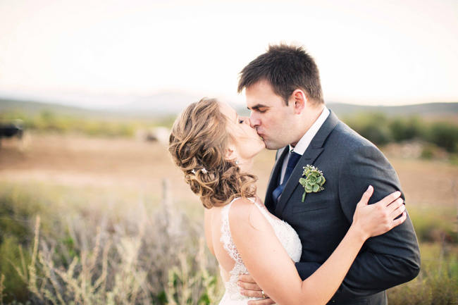 Couple Photographs // Rustic South African Farm Wedding in Peach // Marli Koen Photography