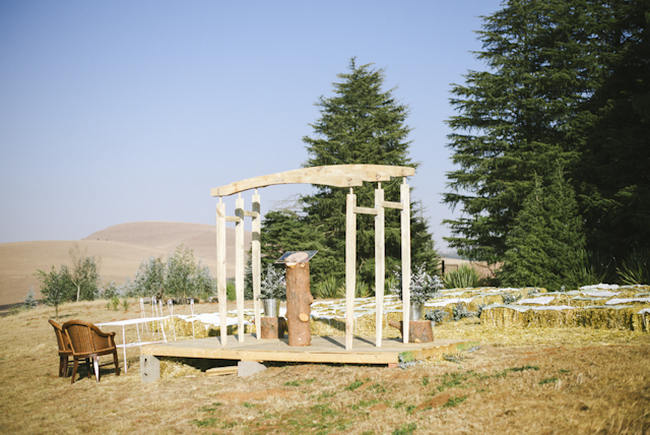 Wooden Arch  Canopy //  Relaxed, Picnic Style Farm Wedding // Micaela De Freitas Photography