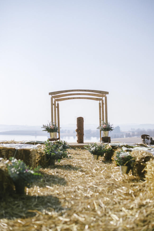 Wooden Arch  Canopy //  Relaxed, Picnic Style Farm Wedding // Micaela De Freitas Photography