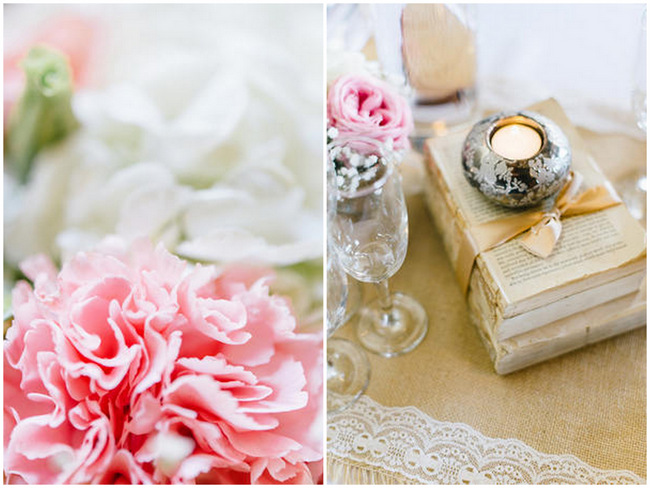 Vintage Chic Barn Wedding Reception // Louise Vorster Photography