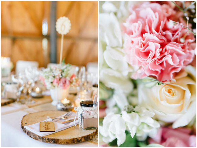 Vintage Chic Barn Wedding Reception // Louise Vorster Photography