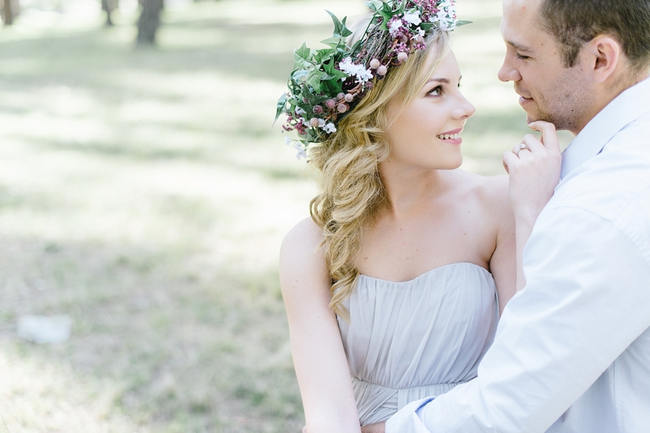 Purple Lavender Crown // The MOST gorgeous whimsical Boho Forest Engagement ever by Louise Vorster photography