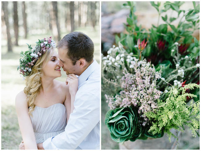  The MOST gorgeous whimsical Boho Forest Engagement ever by Louise Vorster photography