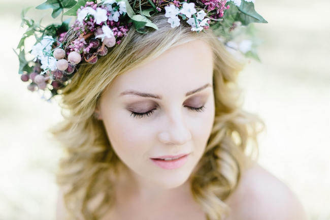 Purple Lavender Crown //The MOST gorgeous whimsical Boho Forest Engagement ever by Louise Vorster photography