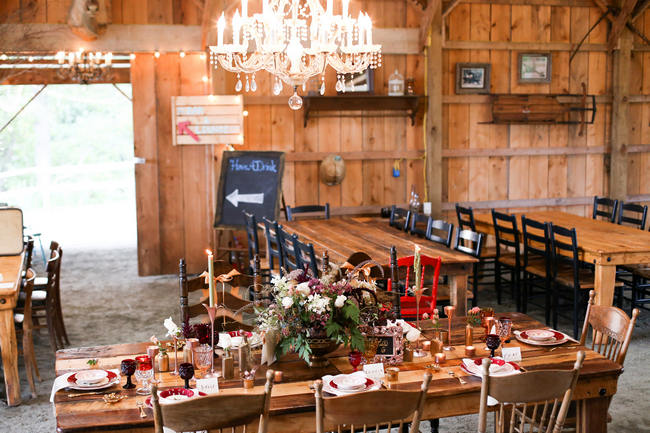 Autumn Barn Wedding Seneca Lewis Photography