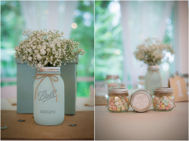 DIY Babys Breath Country Wedding // Stephanie Dishman Photography