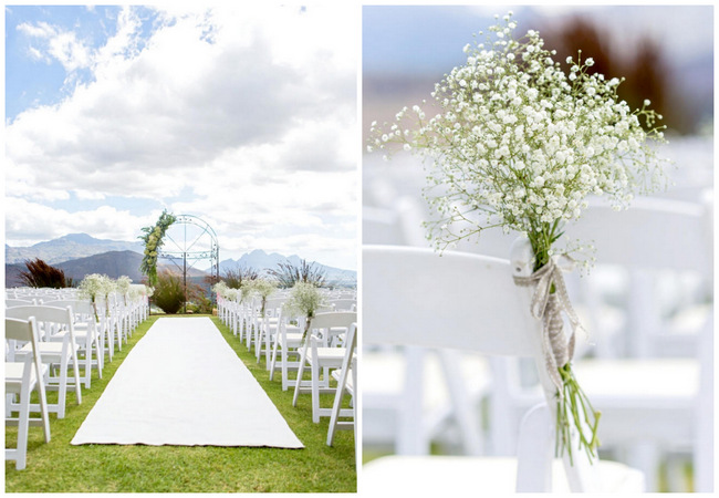 Floral Wedding Arch // Franschhoek Wedding // Photography by Claire Nicola