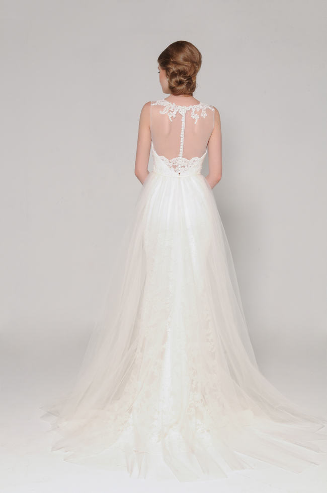 Lace Back Wedding Dress (13)