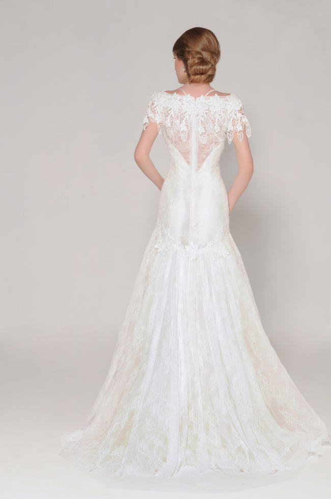 Lace Back Wedding Dress (16)
