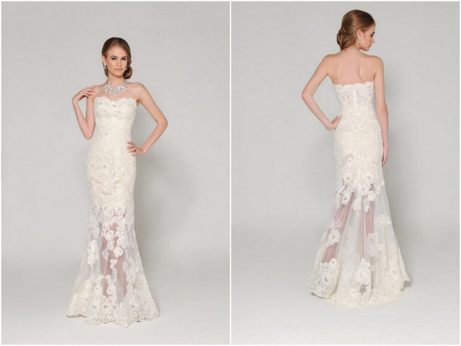 Lace Back Wedding Dress (2)