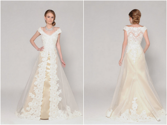 Lace Back Wedding Dress (3)