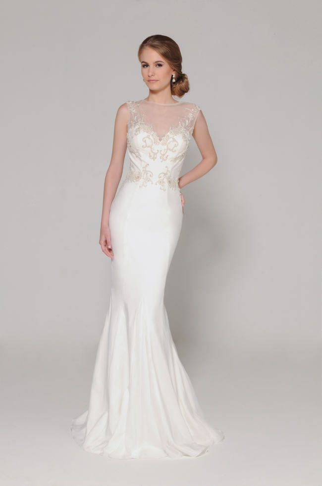 Lace Back Wedding Dress (9)