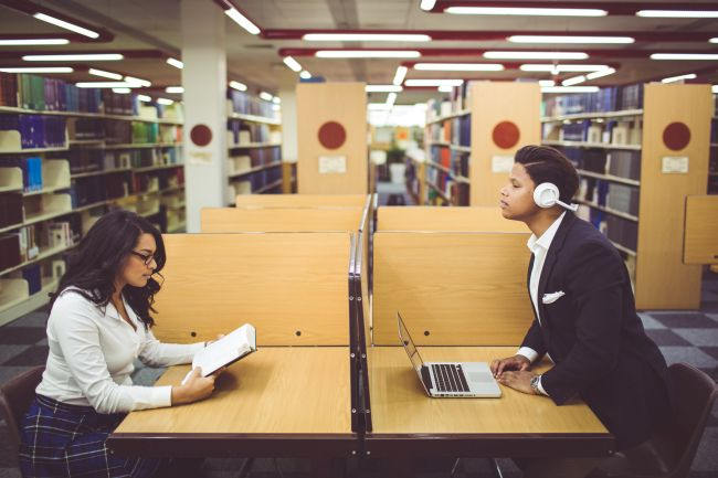 Library Engagement Shoot // Lilac Photography